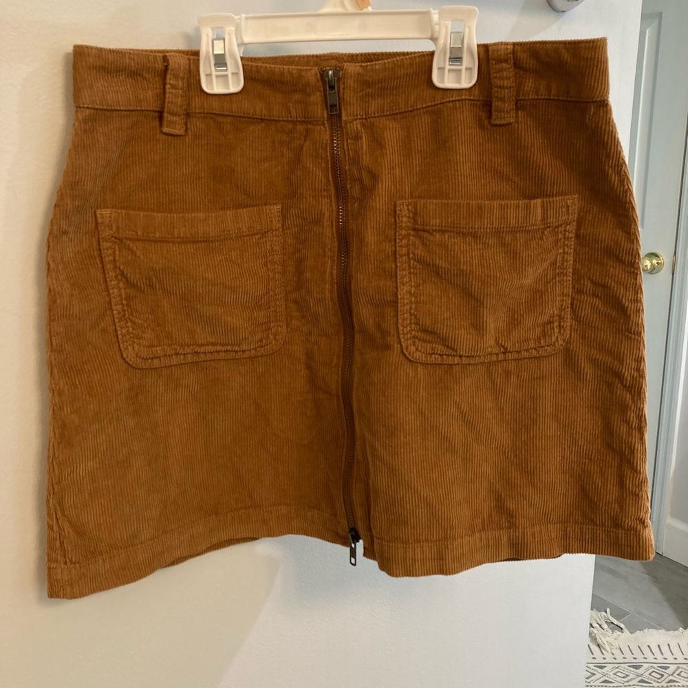 Madewell Corduroy Zip Mini Skirt Size 27